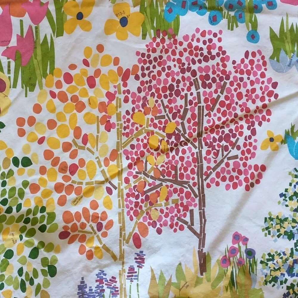 Pottery Barn Woodland Duvet Cover Full Queen Paint By Numbers Organic CottonBoho